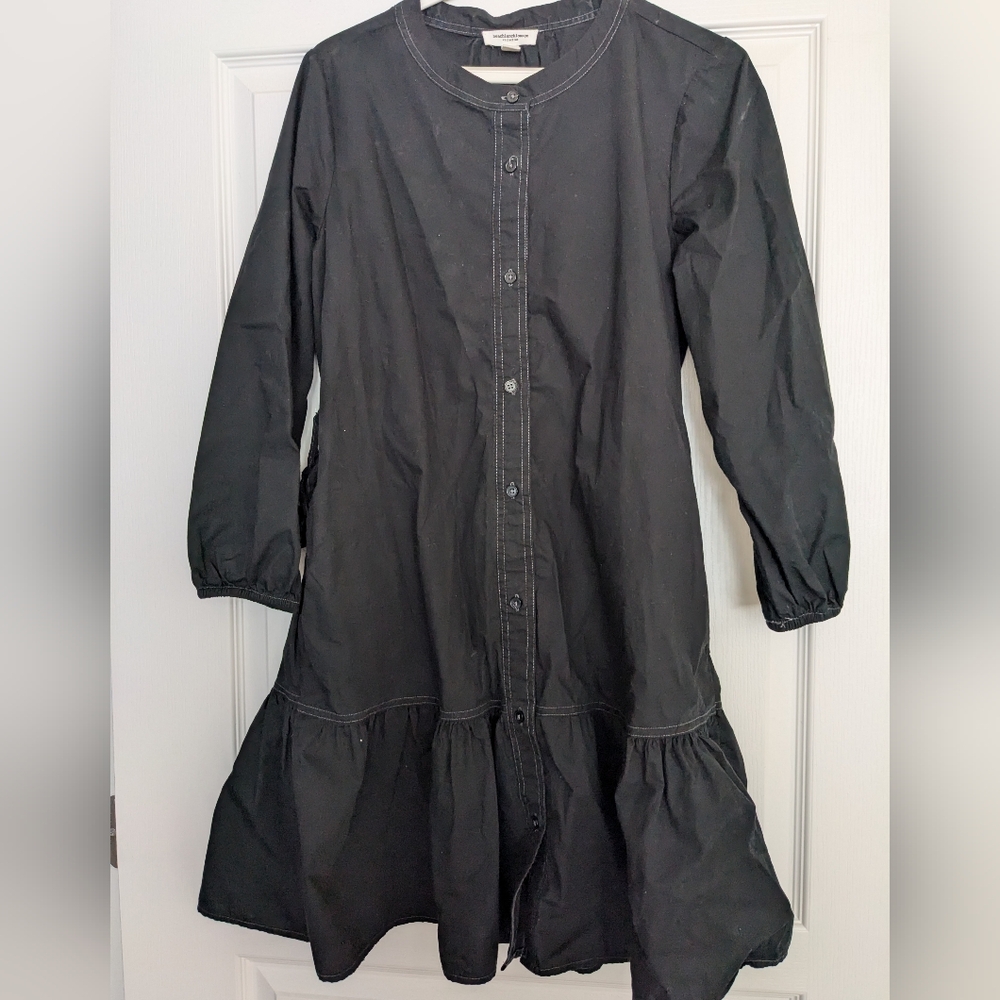 Black Dress with Ruffle Tier